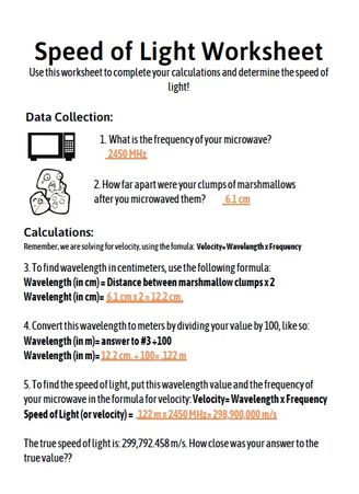 Speed and experiment worksheet answer key|TikTok Search